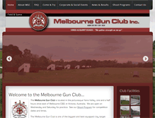 Tablet Screenshot of melbournegunclub.com.au